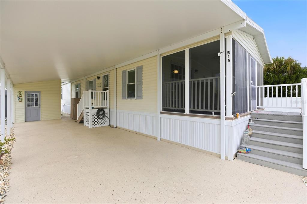 15 North Cardinal, Unit B15 Punta Gorda, FL 33950 - Photo 3 of 49 a view of a house with porch and furniture