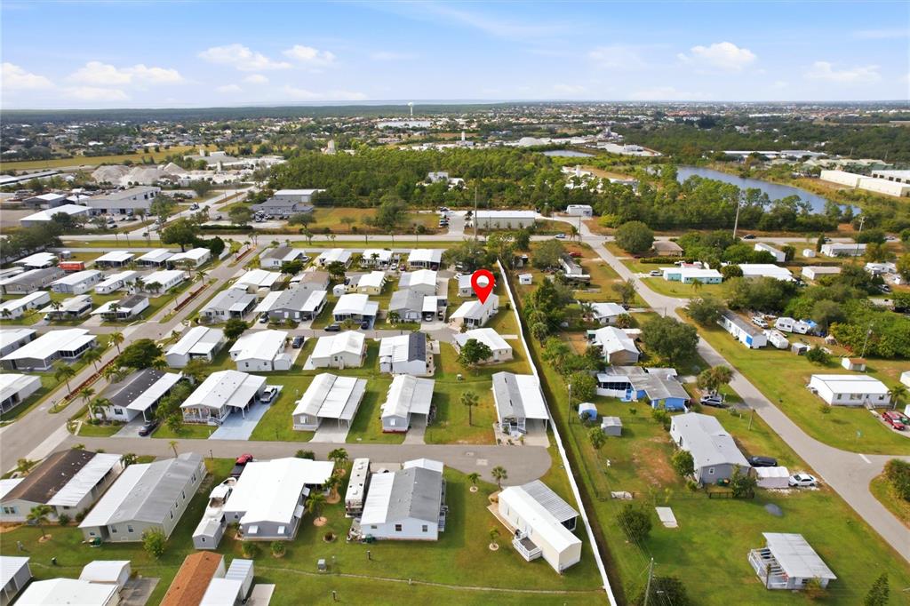 15 North Cardinal, Unit B15 Punta Gorda, FL 33950 - Photo 44 of 49 an aerial view of residential houses with outdoor space