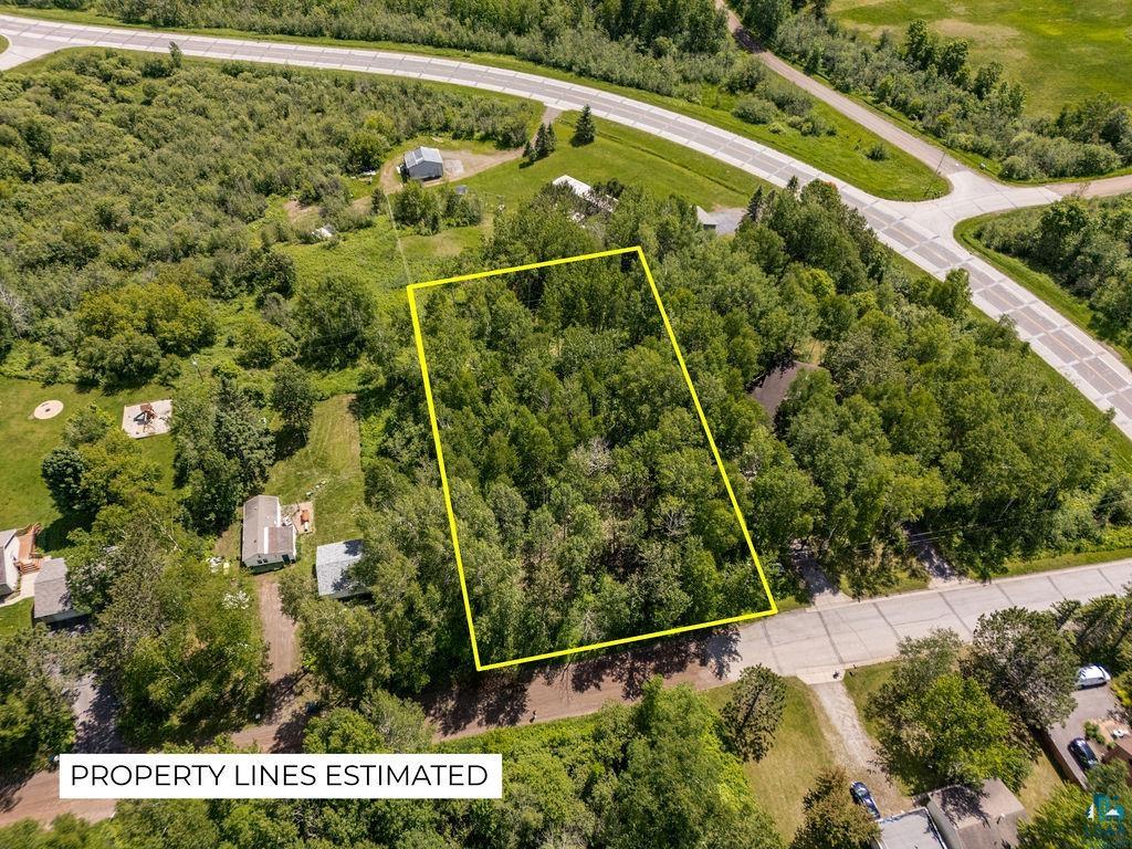 Partially cleared & easy to walk & see where the ideal building site is.