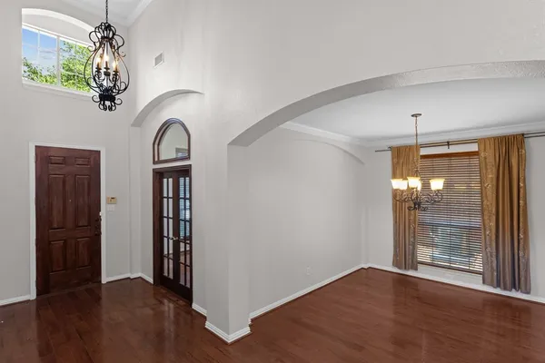 wooden floor in an empty room