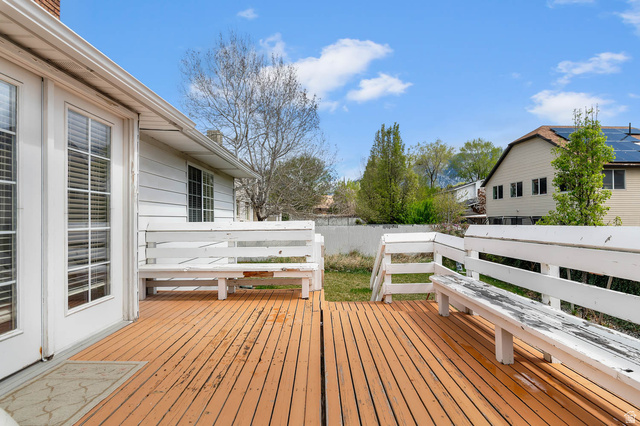 1822 East 9800th Street South Sandy, UT 84092 - Photo 36 of 38 View of wooden deck