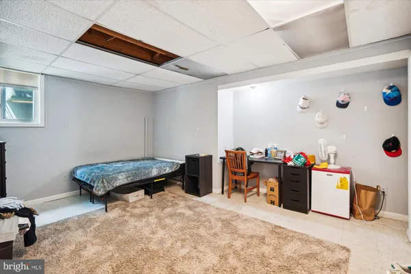 a room with storage and utility room