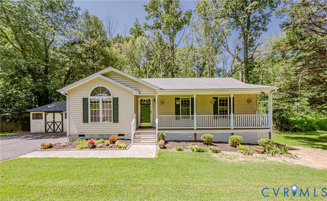 3024 Gregwood Road Midlothian, VA 23112 - Photo 1 of 49 View of front of house with crawl space, covered p