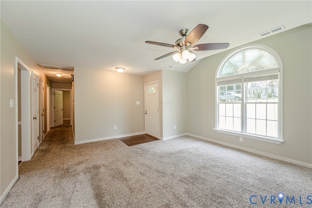 3024 Gregwood Road Midlothian, VA 23112 - Photo 12 of 49 Carpeted spare room with attic access and ceiling