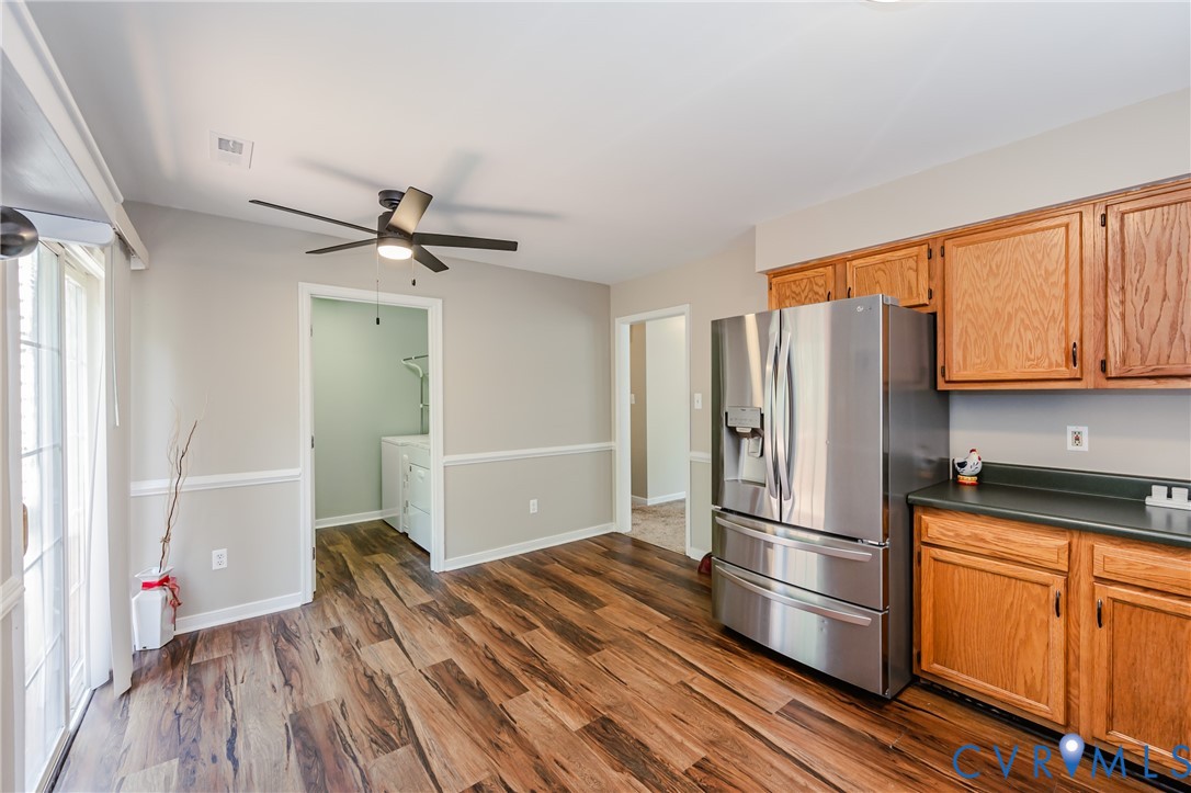 3024 Gregwood Road Midlothian, VA 23112 - Photo 21 of 49 Kitchen featuring stainless steel refrigerator wit