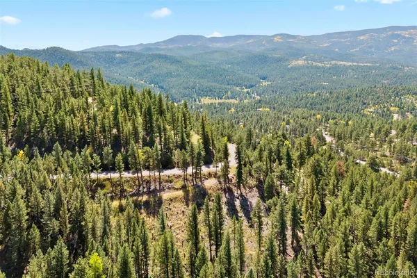 a view of mountain view with lots of trees