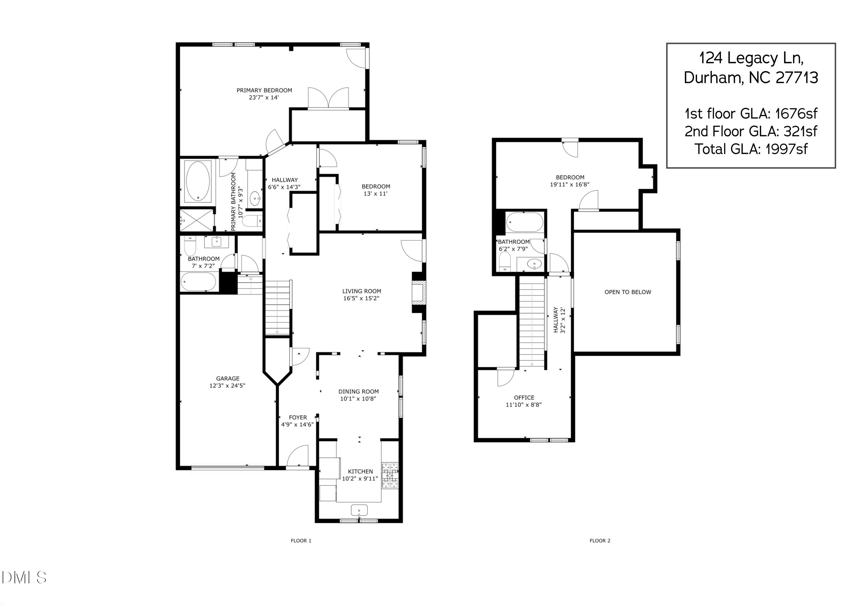 124 Legacy Lane Durham, NC 27713 - Photo 38 of 38 Final Floor Plan