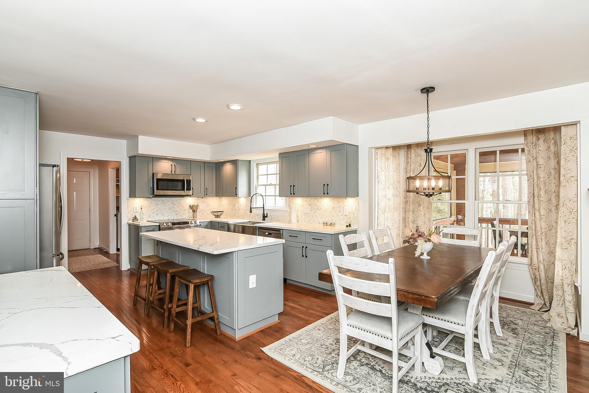 12517 Kent Road King George, VA 22485 - Photo 14 of 65 Kitchen with Table Space & Hardwood Floors