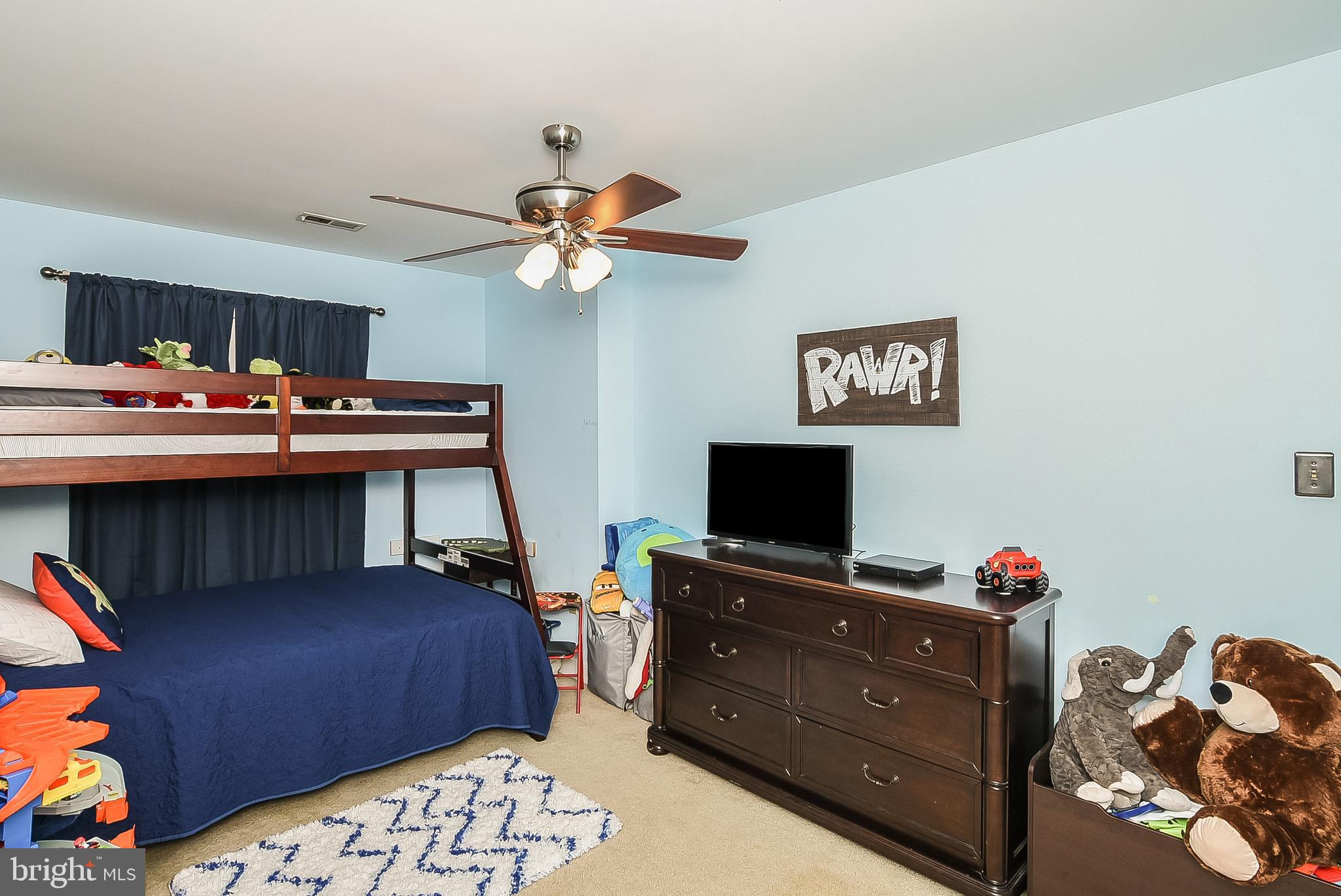 12517 Kent Road King George, VA 22485 - Photo 38 of 65 Bedroom #3 with Carpet & Ceiling Fan