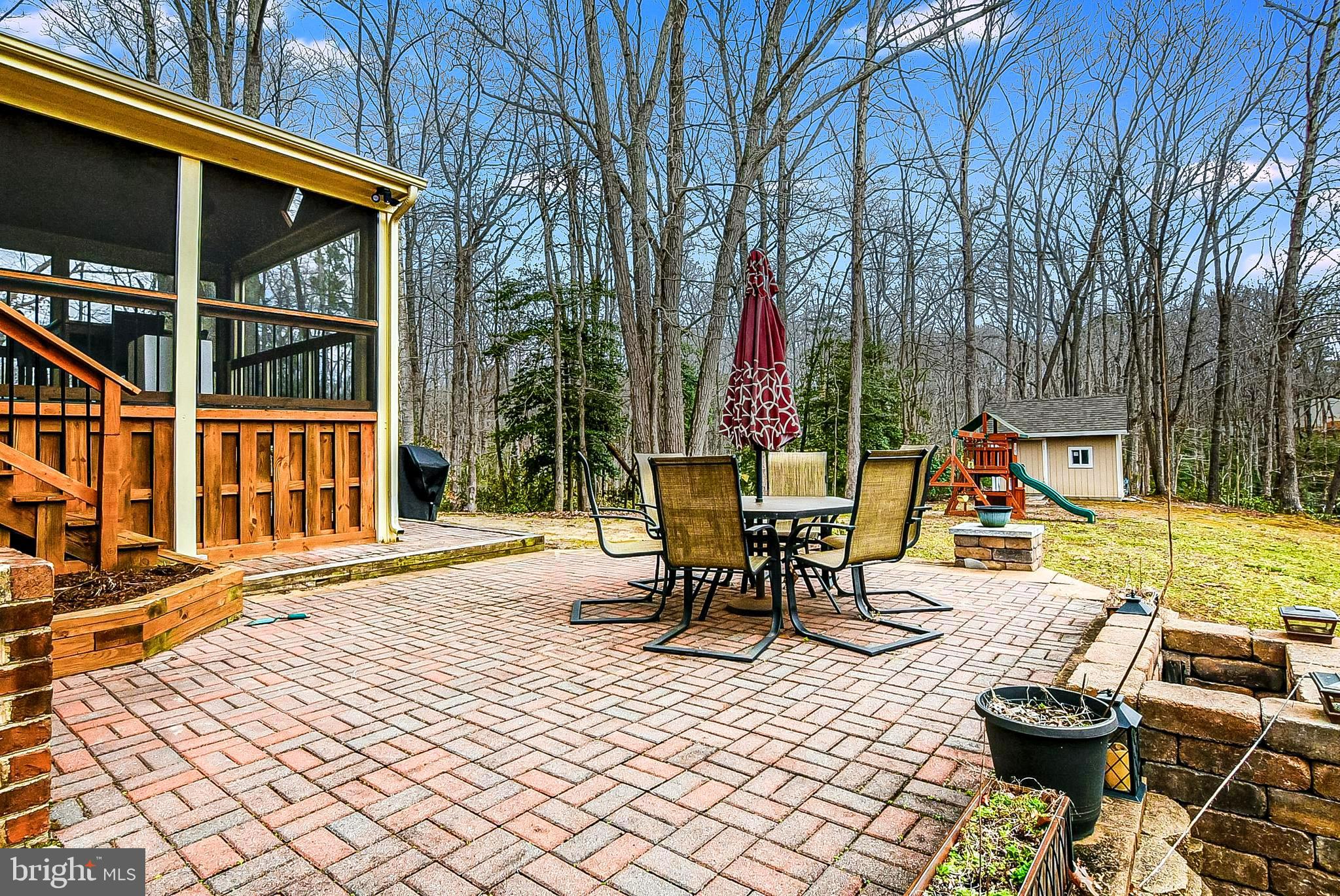 12517 Kent Road King George, VA 22485 - Photo 56 of 65 Screened In Porch, Rear Patio & Shed View