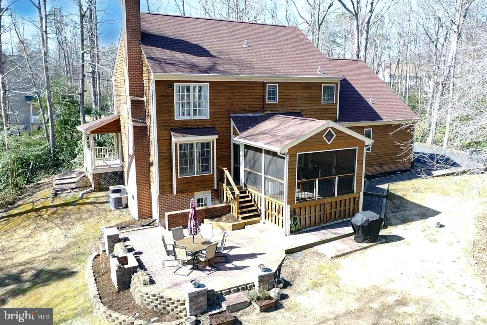 12517 Kent Road King George, VA 22485 - Photo 63 of 65 Aerial View of Rear Exterior & Patio