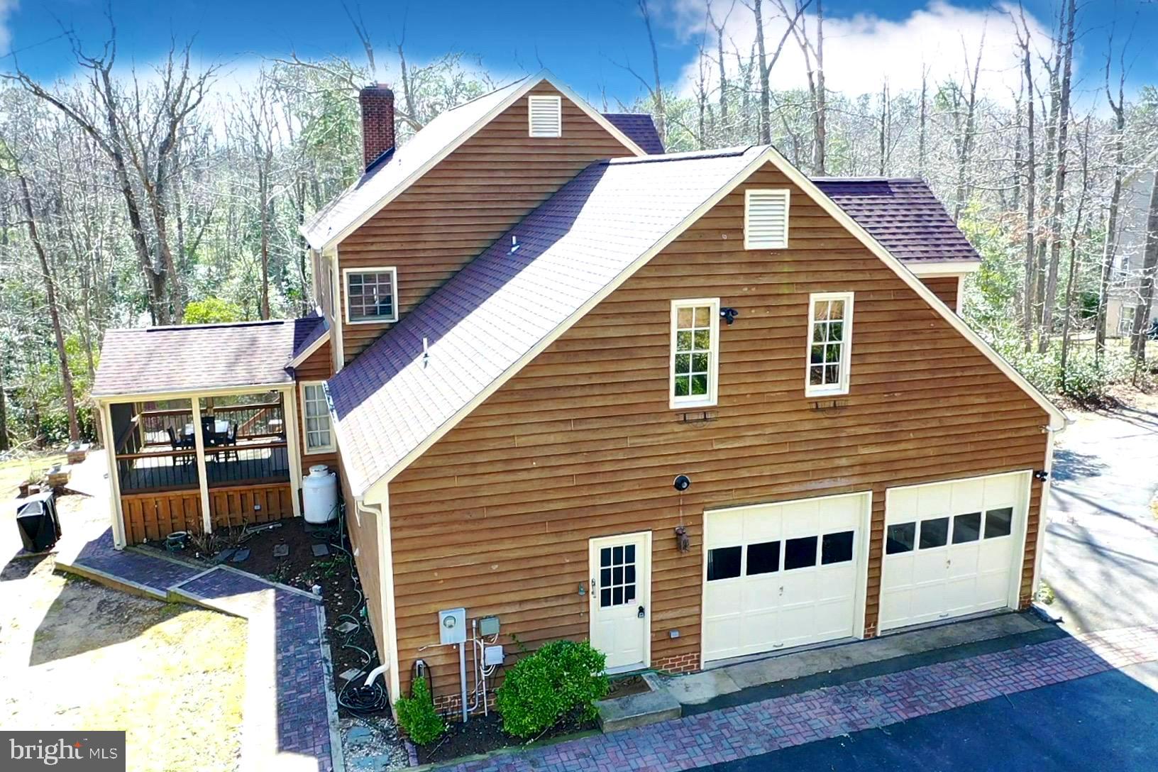 12517 Kent Road King George, VA 22485 - Photo 64 of 65 Aerial View of Screened In Porch & 2-Car Garage