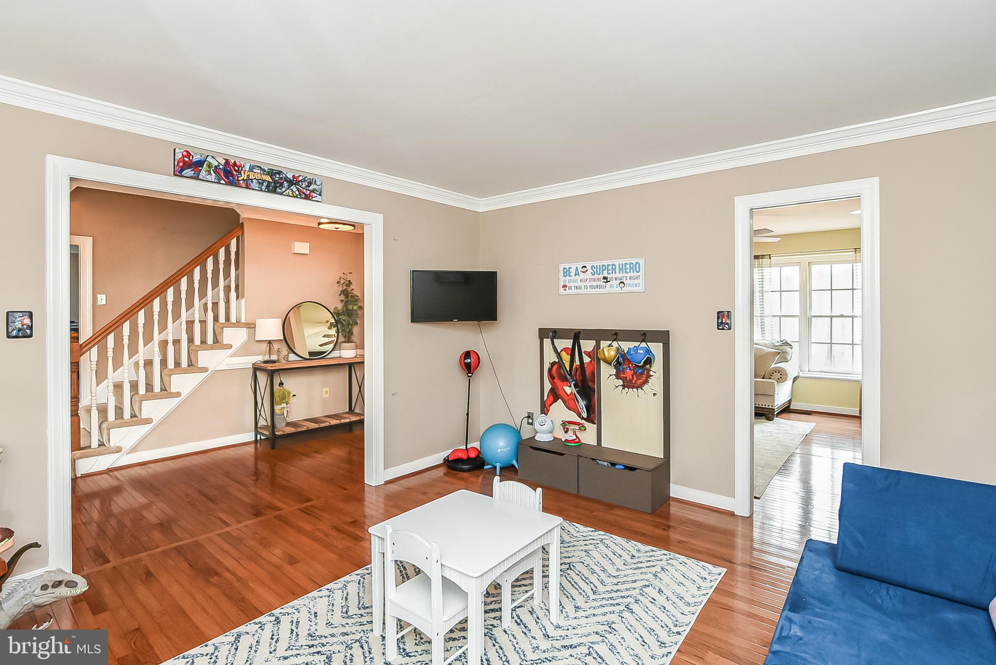 12517 Kent Road King George, VA 22485 - Photo 7 of 65 Foyer/Playroom/Living Room View w/Hardwood Floors