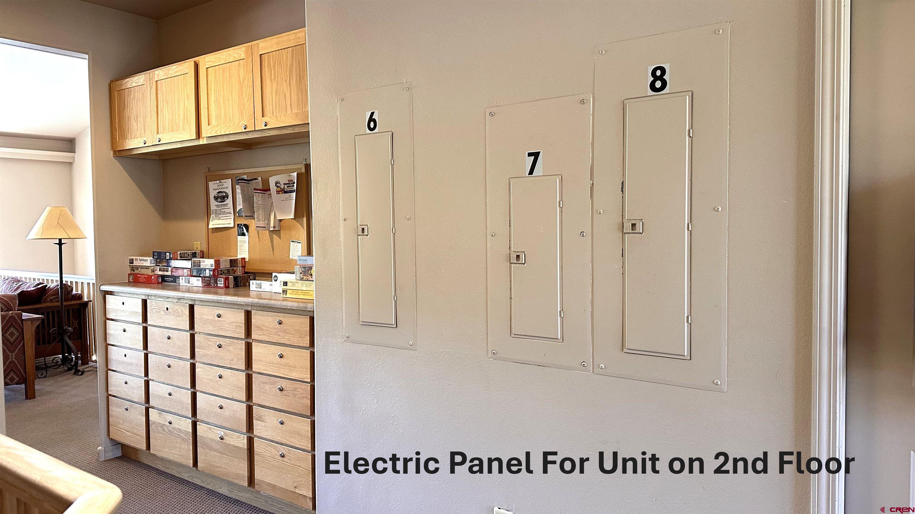 35 Sunshine Court, Unit 6 Durango, CO 81301 - Photo 36 of 37 Unit #6 electric panel is on the 2nd floor