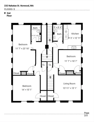 $1,149,000 | 232-234 Nahatan Street, Norwood, MA 02062