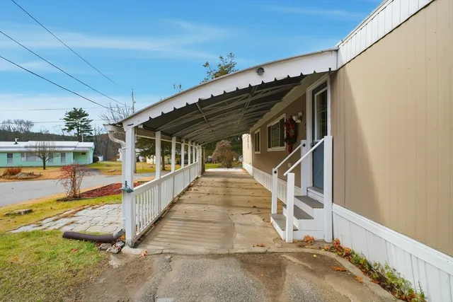 a view of a house with wooden floor
