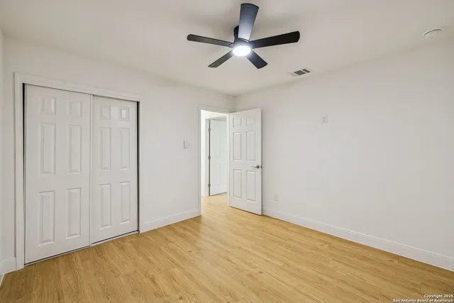 wooden floor in an empty room