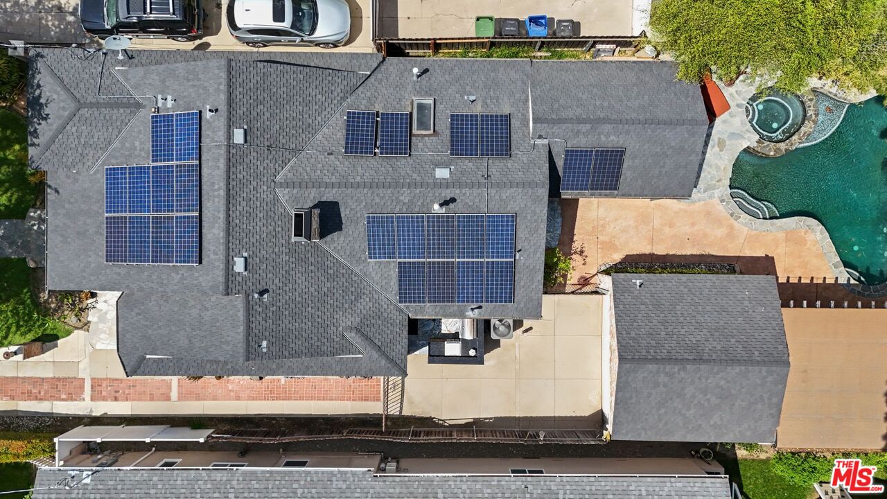 5324 Irvine Avenue Valley Village, CA 91601 - Photo 33 of 33 an aerial view of a house with garden