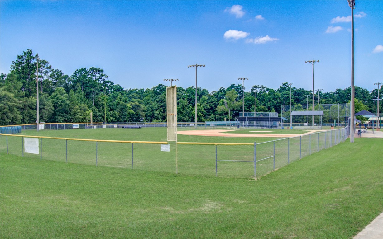 3620 Cub Drive Conroe, TX 77301 - Photo 43 of 49 a view of a swimming pool with a yard
