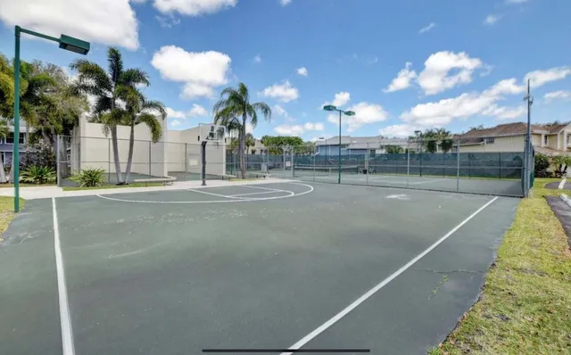 a view of a basket ball ground