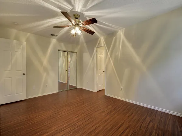wooden floor in an empty room