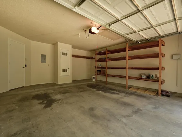 a view of a room with an empty space