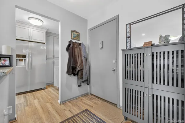 a view of a walk in closet