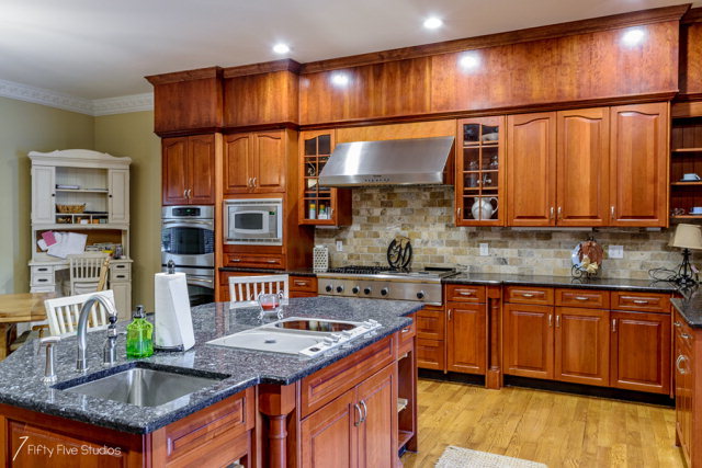236 Ridge Crest Drive Macon, GA 31210 - Photo 22 of 33 a kitchen with stainless steel appliances granite countertop a sink stove and refrigerator