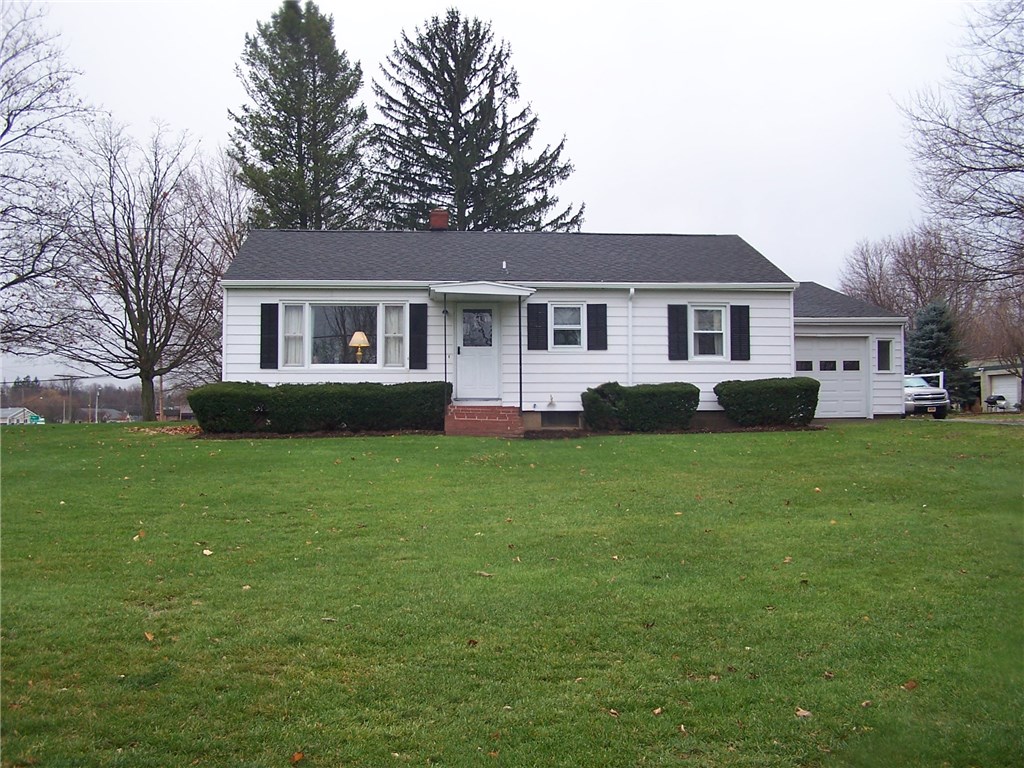 2779 Brown Road Manchester, NY 14432 - Photo 1 of 1 Front-Brown Rd with driveway and garage access