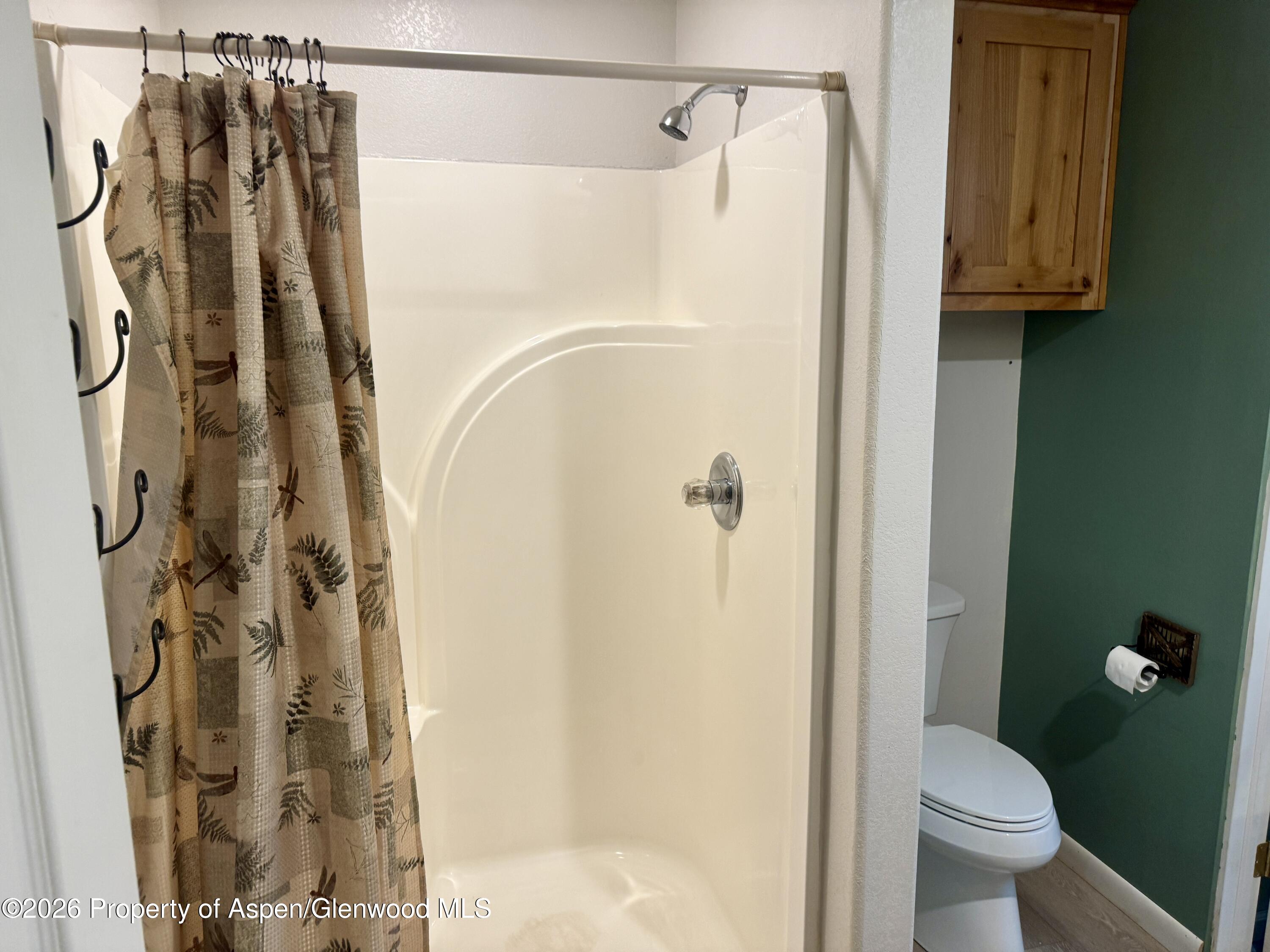 1287 Market Street Meeker, CO 81641 - Photo 16 of 42 a bathroom with a shower toilet and sink