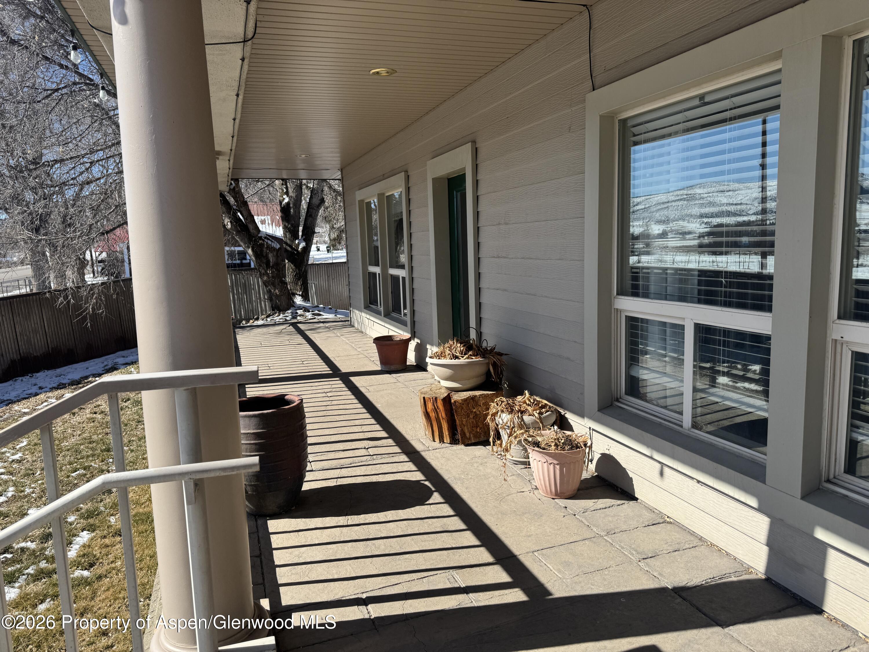 1287 Market Street Meeker, CO 81641 - Photo 30 of 42 a view of a balcony with furniture and stairs