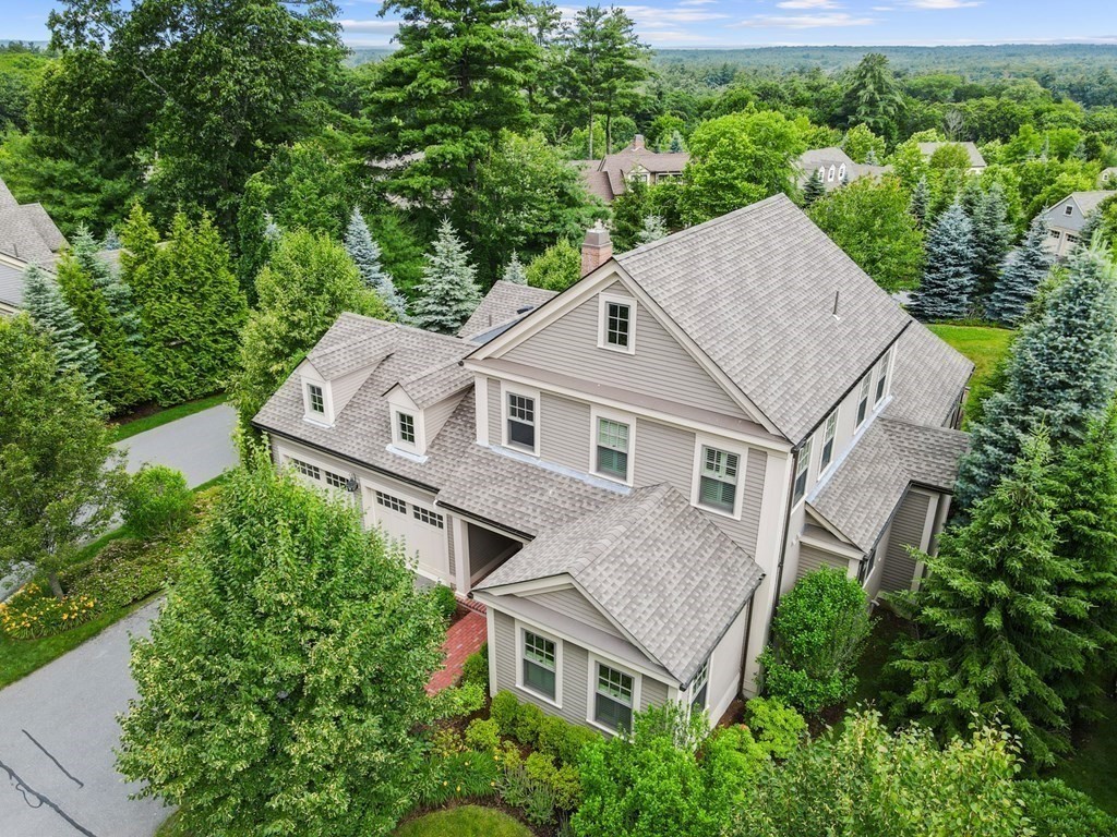 29 Pine Summit Circle, Unit 29 Weston, MA 02493 - Photo 29 of 30 an aerial view of a house with a yard
