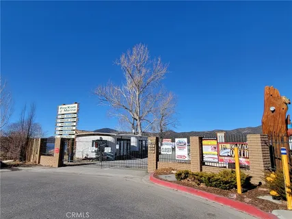 a view of a building with a street