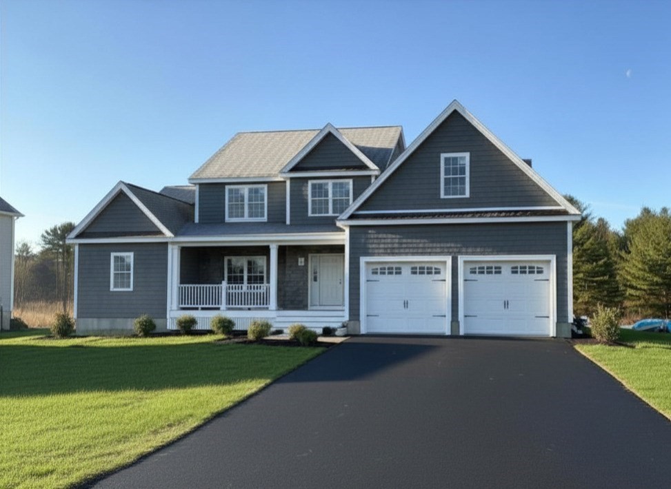 front view of house with a yard
