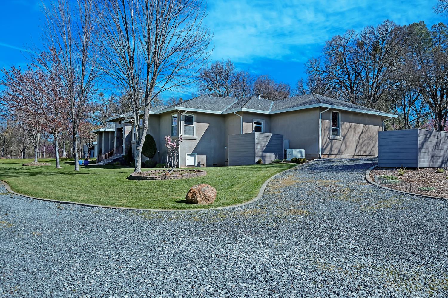 2847 Sierra Vista Road Rescue, CA 95672 - Photo 38 of 69 a view of a house with a yard and garage