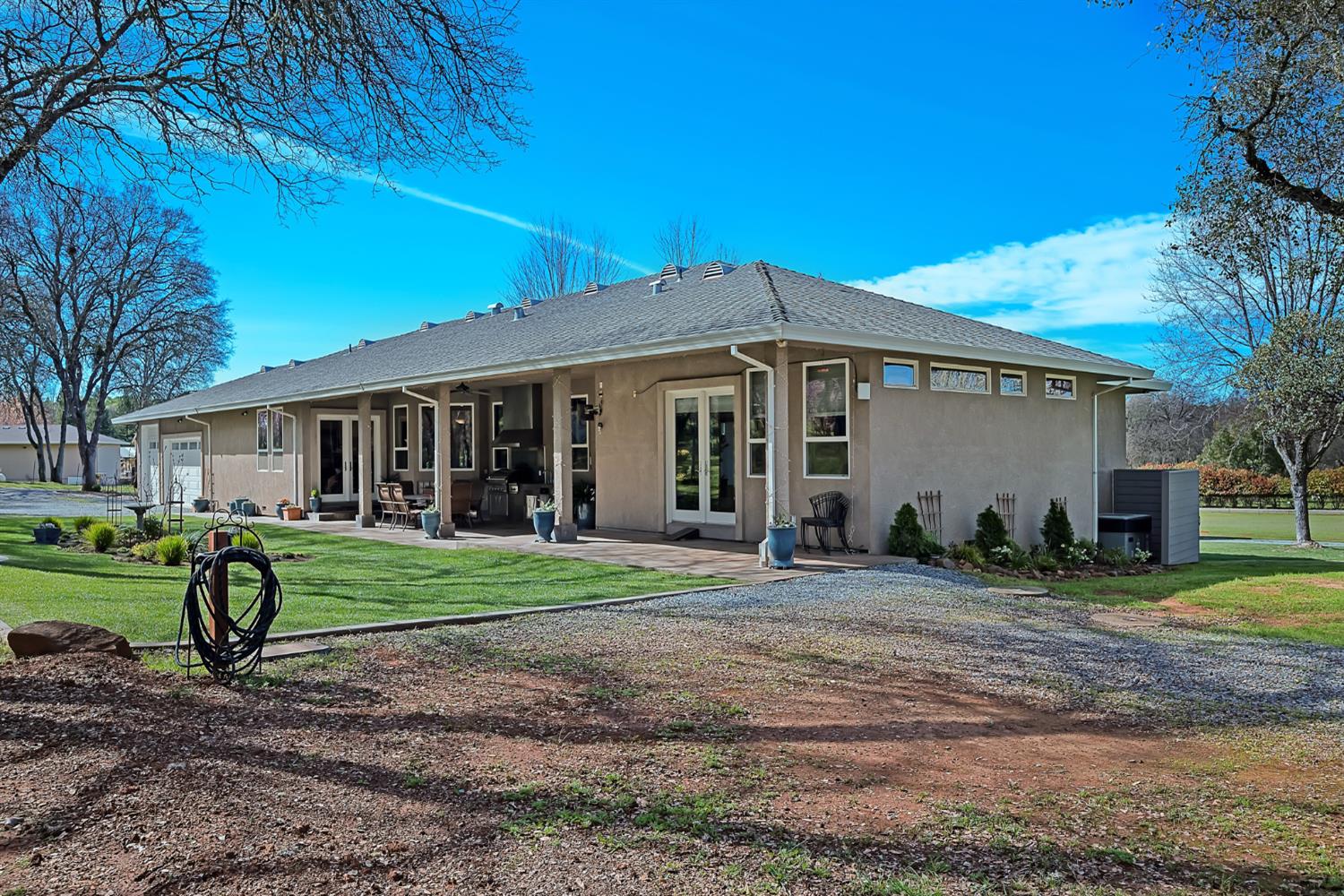 2847 Sierra Vista Road Rescue, CA 95672 - Photo 48 of 69 a front view of a house with garden and porch