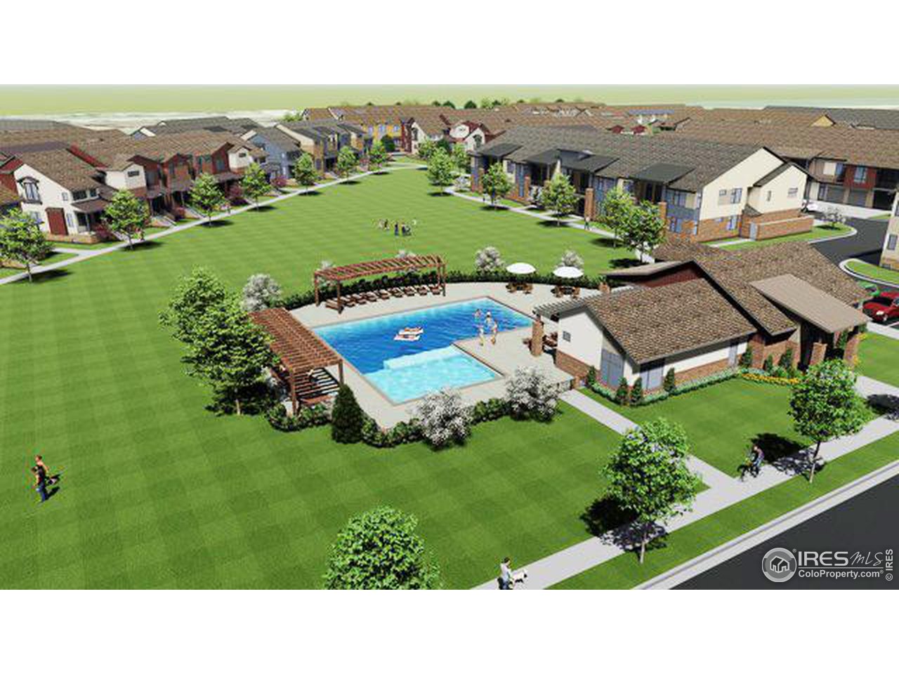 975 Landmark Way, Unit 11 Fort Collins, CO 80524 - Photo 13 of 16 a view of a house with a big yard