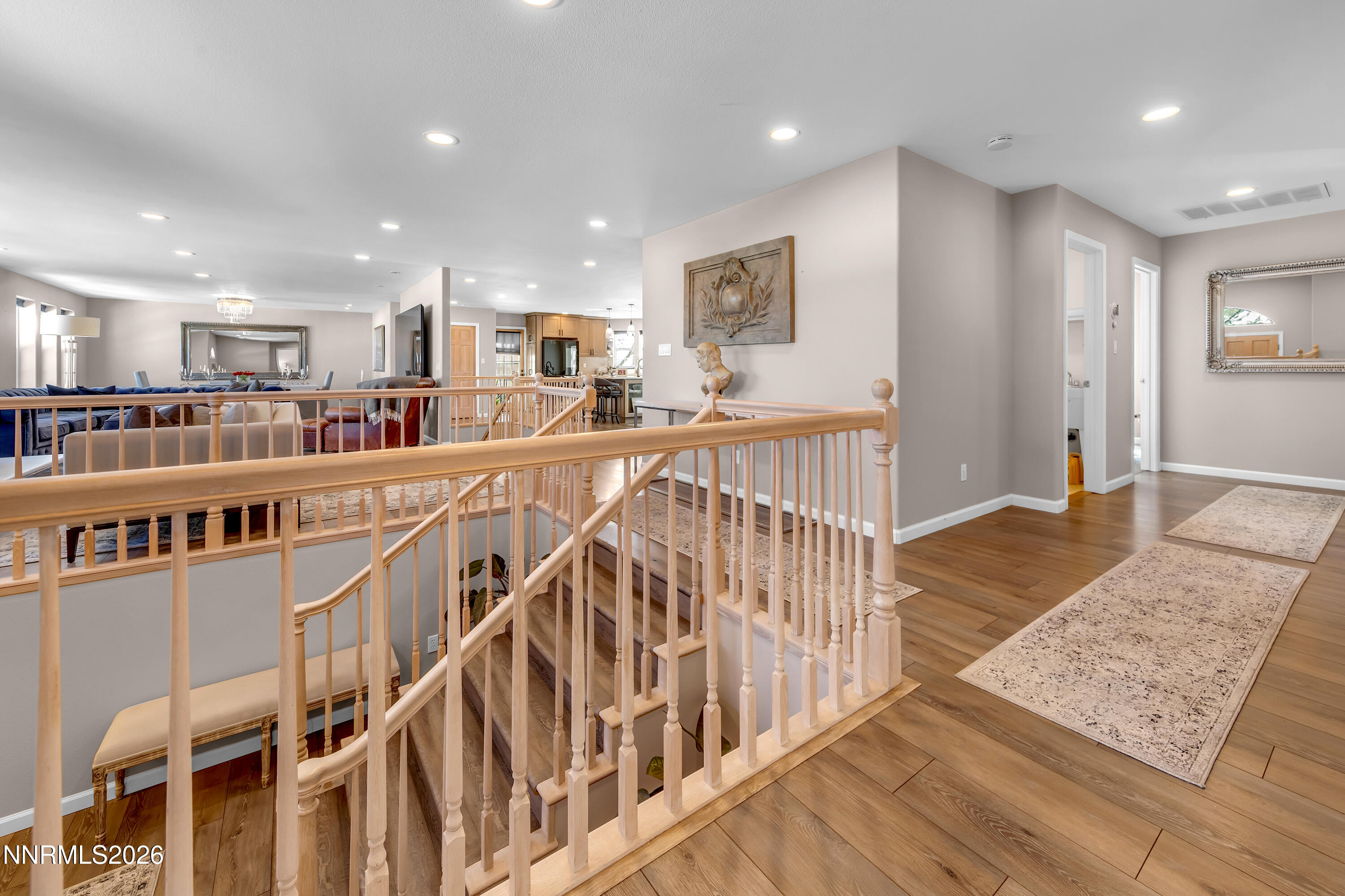 2677 Chaparral Drive Reno, NV 89509 - Photo 24 of 35 a view of a hallway with wooden floor and windows