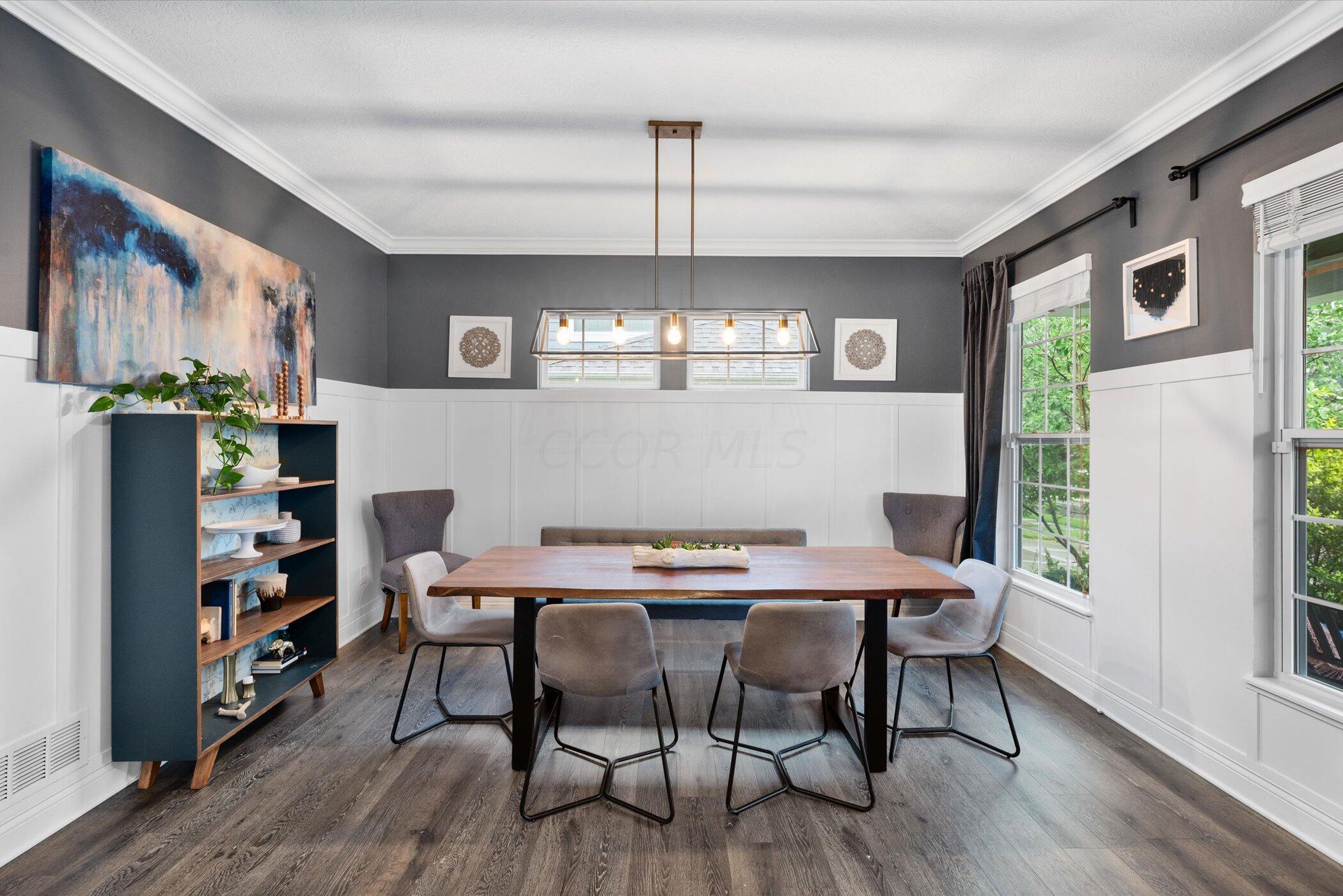 706 Bigham Ridge Boulevard Westerville, OH 43081 - Photo 9 of 62 Stunning Dining Room with tall wainscoting