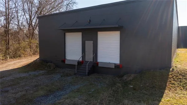 a backyard of a house