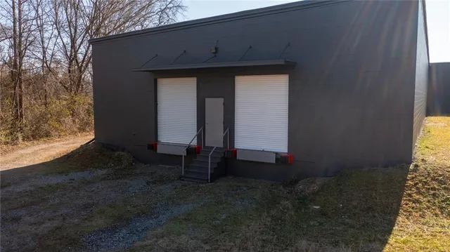 a backyard of a house