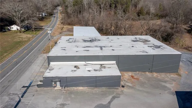 a view of a terrace with a bench