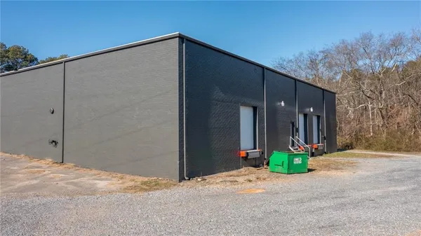 a backyard of a house