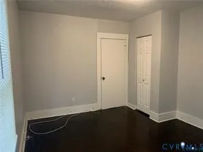 wooden floor in an empty room