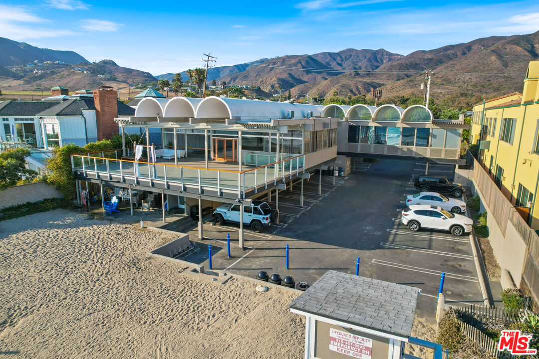 30725 Manzano Drive Malibu, CA 90265 - Photo 50 of 51 an aerial view of residential houses with outdoor space and ocean view