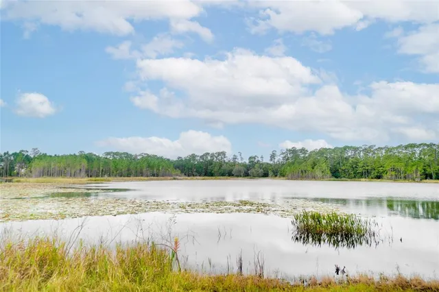 a view of lake and mountain