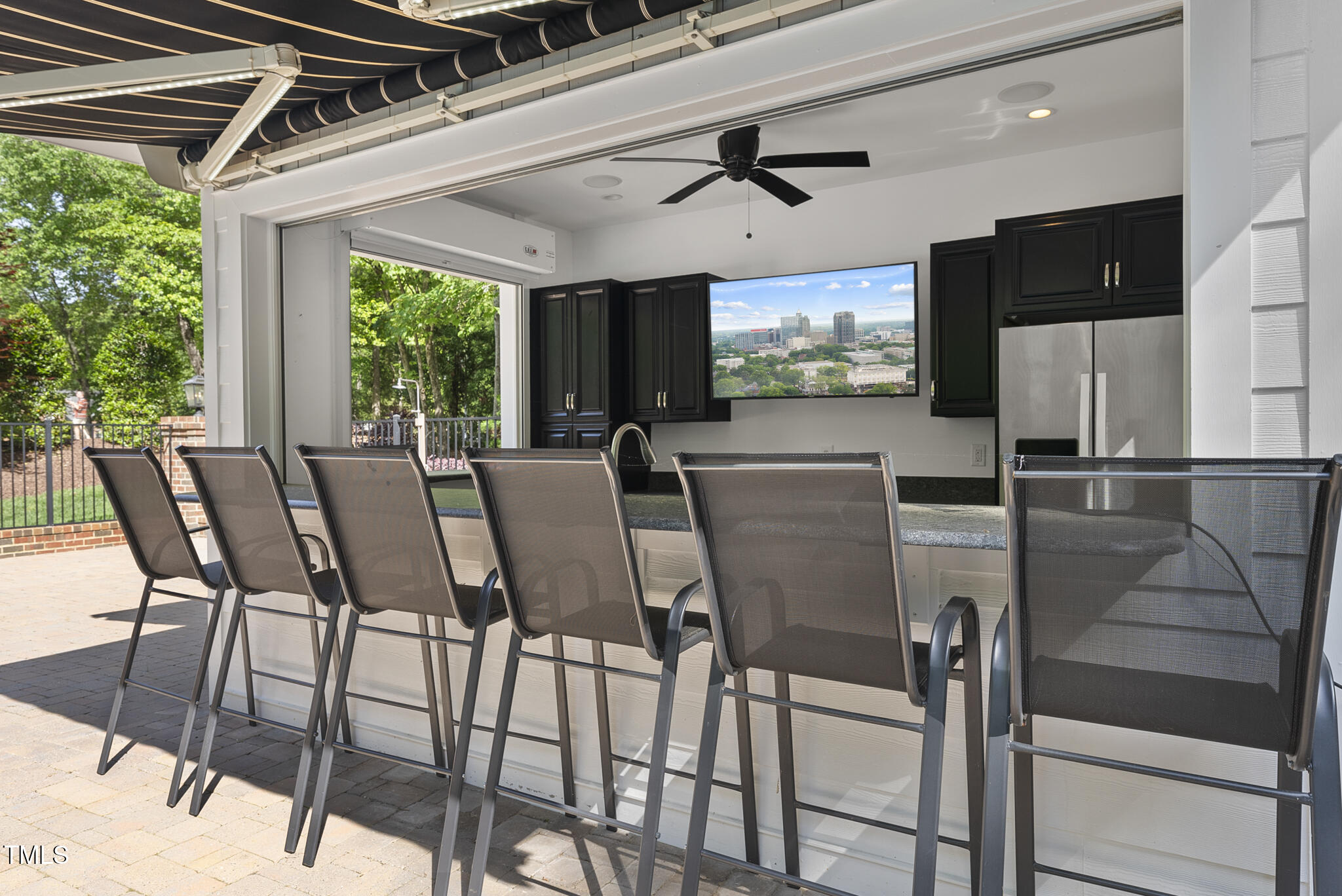 10825 Rondeau Woods Court Raleigh, NC 27614 - Photo 51 of 65 a view of a dining room with furniture window and outside view