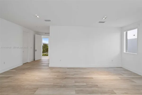 a view of an empty room