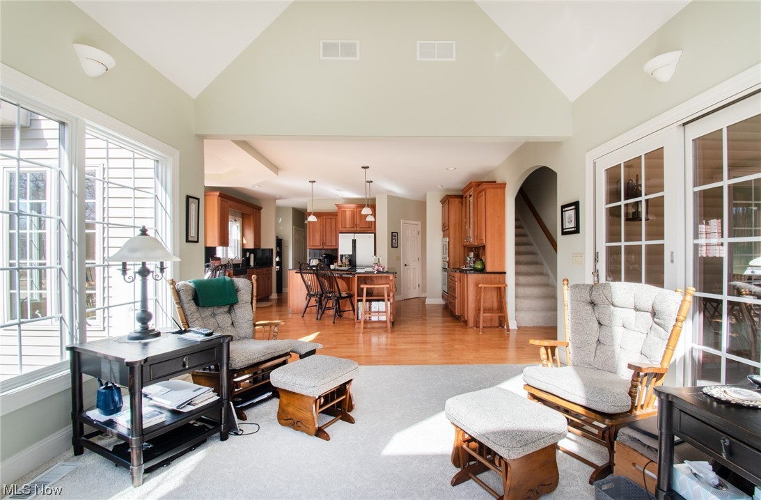 11599 Gladstone Road Warren, OH 44481 - Photo 19 of 35 View from the sunroom (eat-in kitchen, back stairwell)