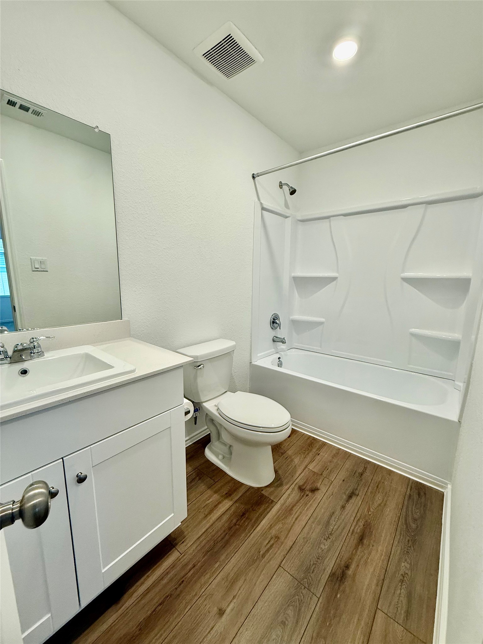 716 Commander Abbott Drive Jarrell, TX 76537 - Photo 14 of 17 a bathroom with a sink a toilet and shower